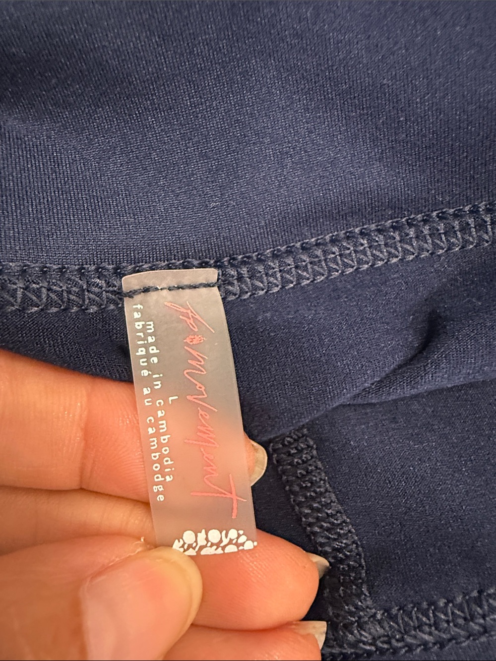 FP Movement by Free People Pleats and thank you regulation skort midnight blue L - Picture 8 of 10